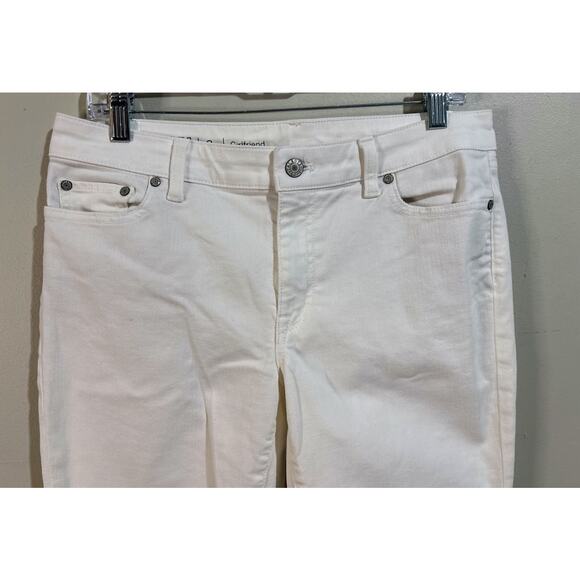 Talbots Flawless White Girlfriend Jeans Petite Size 8‎ - Picture 2 of 6